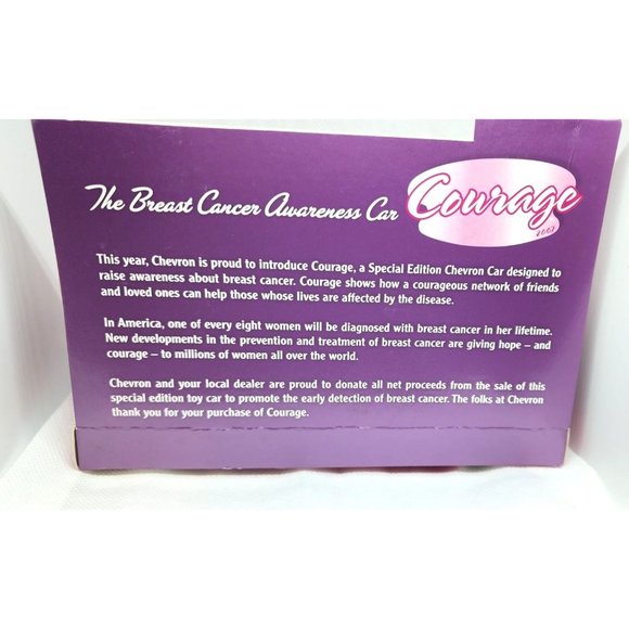 Chevron Cars Special Edition "Courage Pink" 2007 - Breast Cancer Awareness Toy - Picture 2 of 13
